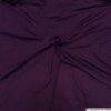 Plum Double Brushed Poly Spandex