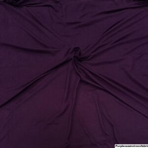 Plum Double Brushed Poly Spandex
