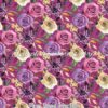 Plum Rose Medley Cotton Lycra