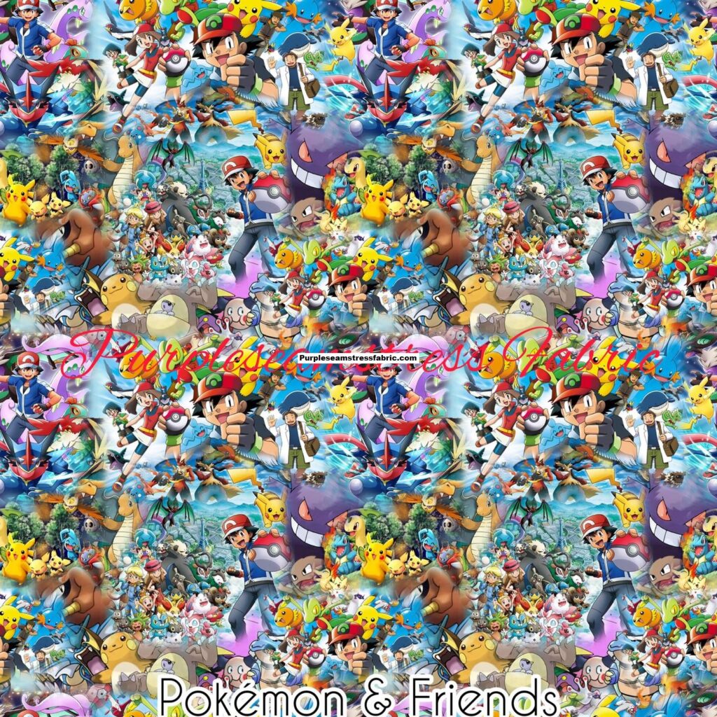 Pokemon Friends – Purpleseamstress Fabric