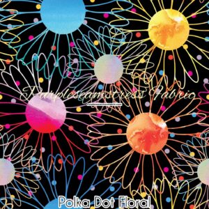 Polka Dot Floral Cotton Lycra