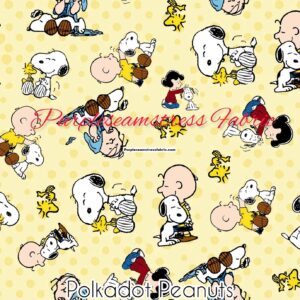 Polkadot Peanuts Cotton Lycra