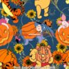 Pooh Jack-Lanterns & Friends Cotton Lycra