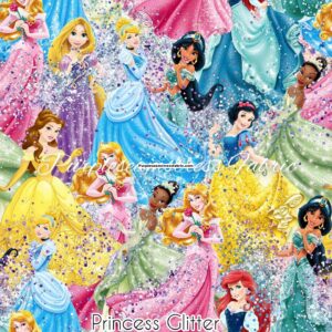 Princess Glitter Cotton Lycra