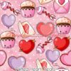 Puffed Heart Treats Cotton Lycra