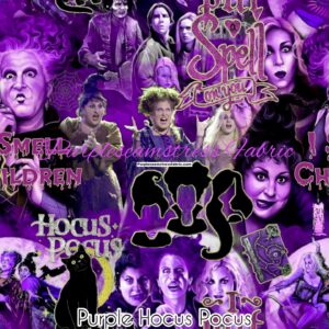Purple Hocus Pocus Cotton Lycra