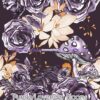 Purple/Lavender Blooms Cotton Lycra