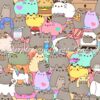 Pusheen Party Cotton Lycra