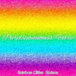 Rainbow Glitter Horizon Cotton Lycra