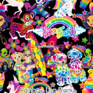 Rainbow Lisa Frank Cotton Lycra