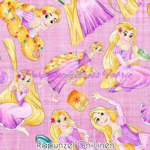Rapunzel on Linen Cotton Lycra