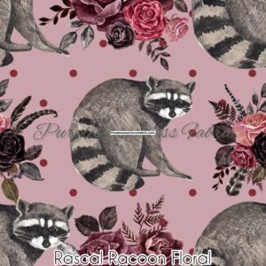Rascal Racoon Floral Cotton Lycra