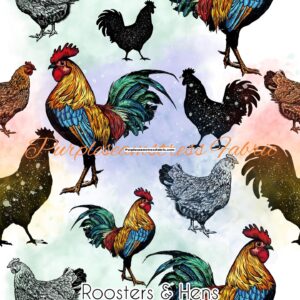 Roosters & Hens Cotton Lycra