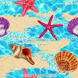 Sandy Ocean Bottom Cotton Lycra