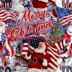 Santa Loves America Cotton Lycra