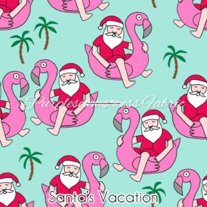Santa’s Vacation Cotton Lycra