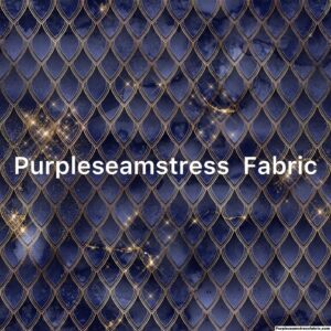 Sapphire Shimmer Dragon Scales Cotton Lycra
