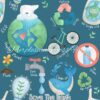Save the Earth Cotton Lycra