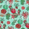 Sea Coral Garden Cotton Lycra