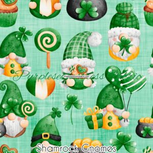 Shamrock Gnomes Cotton Lycra