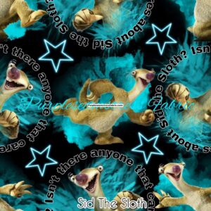 Sid the Sloth Cotton Lycra