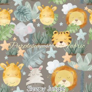 Sleepy Jungle Cotton Lycra