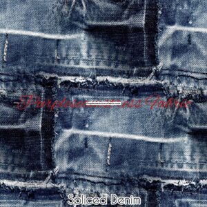 Spliced Denim Cotton Lycra