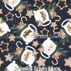 Snowfall Santa Mugs Cotton Lycra