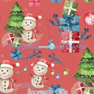 Snowman Gifts Cotton Lycra