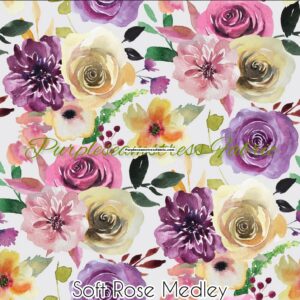 Soft Rose Medley Cotton Lycra