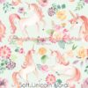 Soft Unicorn Floral Cotton Lycra