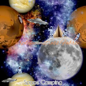 Space Camping Cotton Lycra