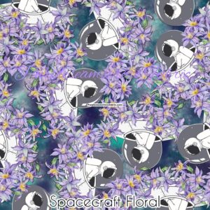 Spacecraft Floral Cotton Lycra
