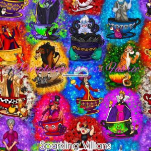 Sparkling Villians Cotton Lycra