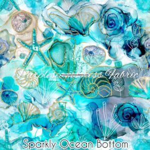 Sparkly Ocean Bottom Cotton Lycra