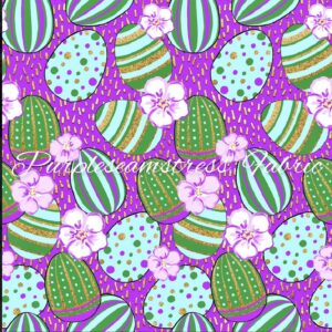 Speckled  Striped Easter Eggs Cotton Lycra