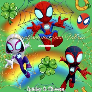Spidey & Clovers Cotton Lycra