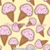 Sprinkled Cones Cotton Lycra