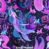 Spooky Mermaids Cotton Lycra