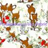 Spring Woodland Animal Besties Cotton Lycra