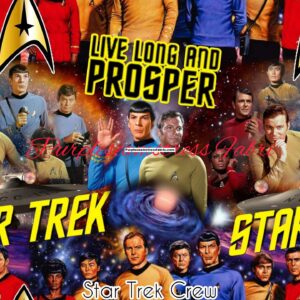 Star Trek Crew Cotton Lycra