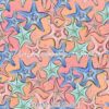 Starfish On Coral Cotton Lycra