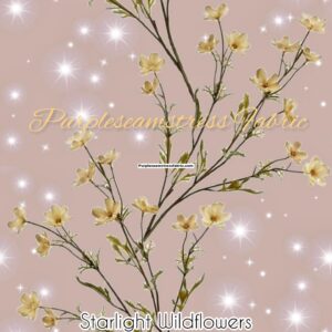 Starlight Wildflowers Cotton Lycra