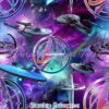 Starship Enterprise Cotton Lycra