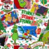 Grinch Stink Stank Stunk Christmas Cotton Lycra