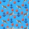 Stubby Sharks & Anchors Cotton Lycra