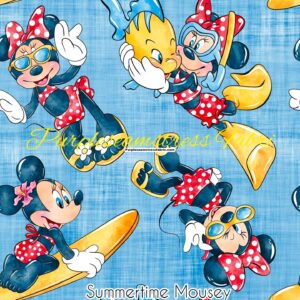 Summertime Mousey Cotton Lycra