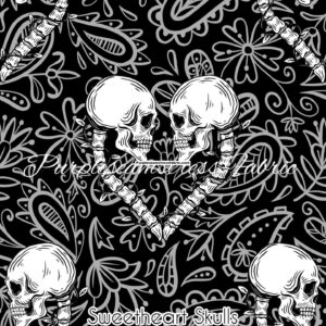 Sweetheart Skulls Cotton Lycra