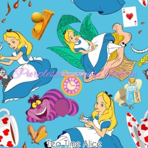 Tea Time Alice Cotton Lycra