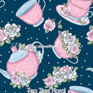 Tea Time Floral Cotton Lycra